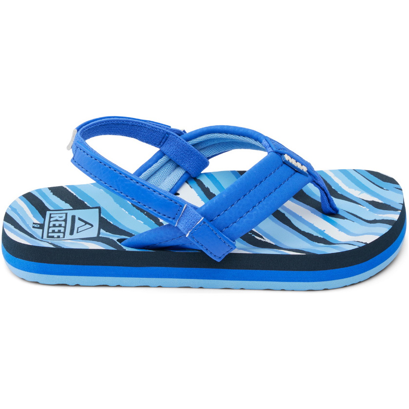 2025 Reef Little Ahi Sandals CJ6762 - Royal Stripe